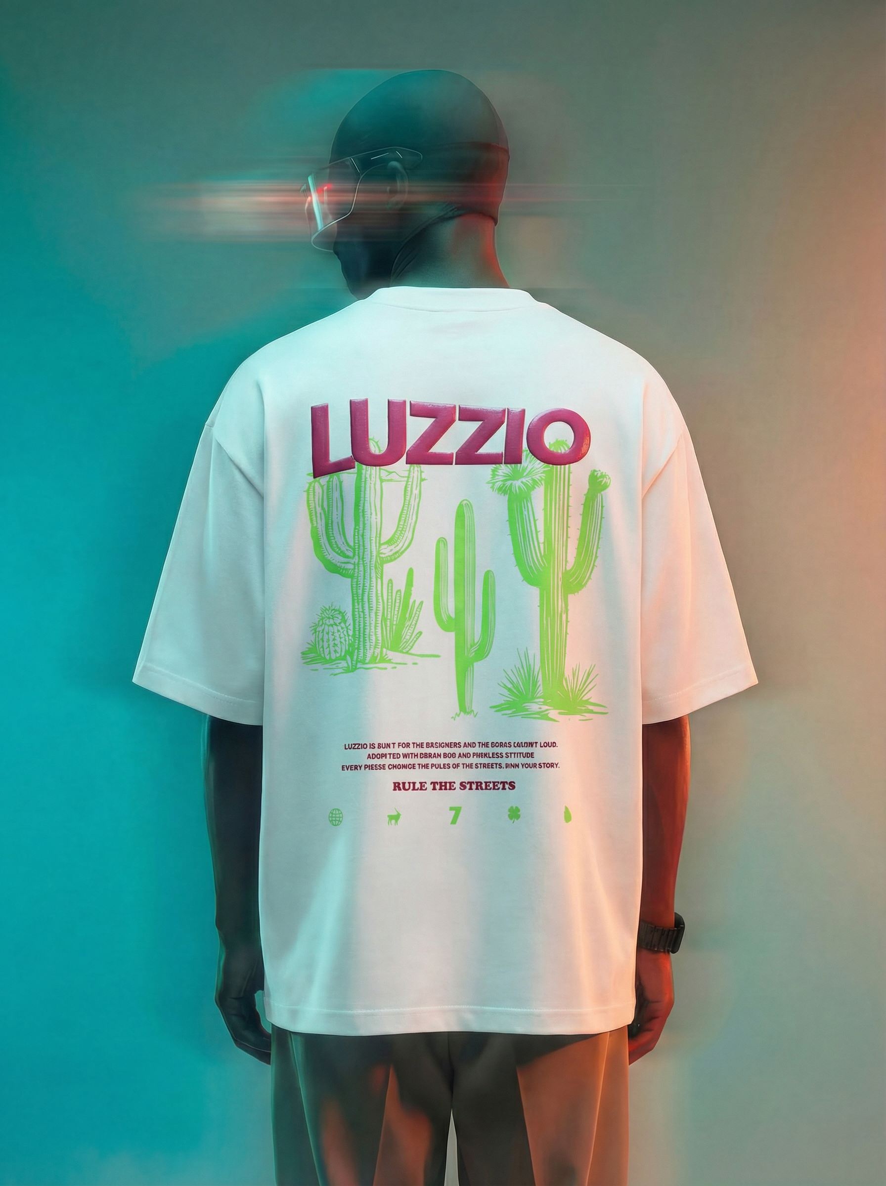 Cactus Puff Tee Oversized